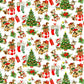 Vintage Printable Christmas Gift Wrap Cute Holiday Animals Retro Wrapping Paper Collage Sheet Instant Digital Download 300 dpi