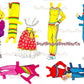 Vintage Paper Dolls Best Friends Playset 1983 Printable PDF Instant Digital Download Retro 80s Childhood BFF Clip Art