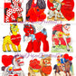 Vintage Valentines Day ALL Horses Themed Printable Card Image Collage Sheets PDF Instant Digital Download 54 Cute Pony Animal Clipart