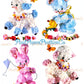 Vintage Retro Nursery Baby Fluffy Bear Bunny Lambs Decals Images Collage Sheet Instant Digital Download Cute Kitsch Animals Flowers 1950s
