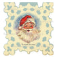 Vintage Printable MCM Snowflake Santa Claus Christmas Card Images The Night Before Christmas Story PDF Instant Digital Download