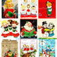 Vintage Christmas Printables Cute Carolers Collage Sheets MCM Singing Santas Snowmen Kids Angels 54 Card Images PDF Instant Digital Download