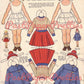 Vintage Paper Dolls Nora and Tilly Cute Girls Printable PDF Instant Digital Download 4 Sets Nurse Bedtime Play and Dress Clothes 1956