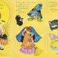 Vintage Halloween Paper Dolls Greeting Cards Adorable Little Girls Black Cat c. 1980s PDF Instant Digital Download Collection No. 1