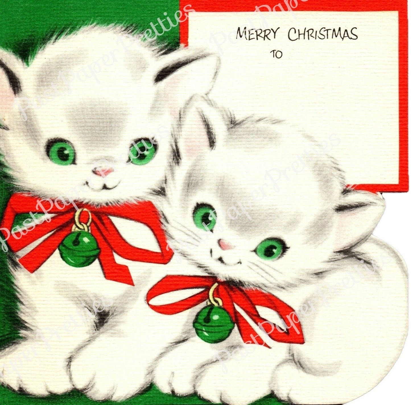 Vintage Printable Kitty Cat Christmas Collage Sheets & Full Cards ALL Cute Holiday Cats Images PDF Instant Digital Download Kitten Clipart