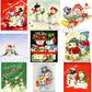 54 Vintage Printable Christmas Snowman Collage Sheets & Full Cards Snow Couples Snow People in Love PDF Instant Digital Kitsch Cute Snowmen