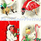 Vintage Printable Holiday Housewives Christmas Card Images Pretty Mid Century Ladies Retro Housewife PDF Instant Digital Download SET THREE