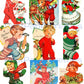 27 Vintage Printable Little Christmas Boys Collage Sheets Cards Cute Holiday Children Images PDF Instant Digital Download ALL BOYS Clip Art