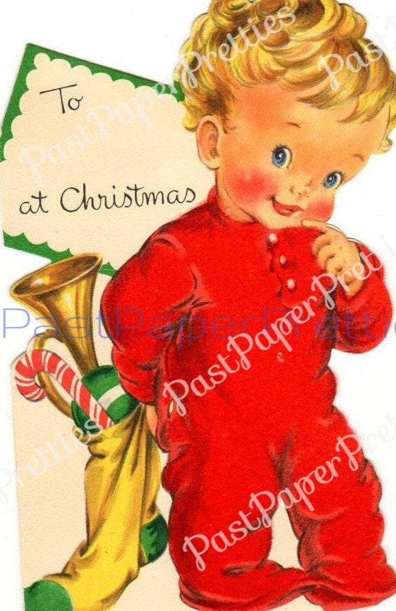 27 Vintage Printable Little Christmas Boys Collage Sheets Cards Cute Holiday Children Images PDF Instant Digital Download ALL BOYS Clip Art