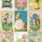 36 Vintage Antique Victorian Easter Bunny Postcard Images Card Collage Sheets PDF Instant Digital Download 1910s Bunny Rabbit Clip Art