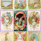 36 Vintage Antique Victorian Easter Bunny Postcard Images Card Collage Sheets PDF Instant Digital Download 1910s Bunny Rabbit Clip Art