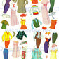 Vintage Movie Star Paper Dolls Patty Duke c. 1964 Printable Instant Digital Download Teenager Hollywood Starlet JPEG PDF