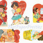 70 Vintage Printable Valentines c. 1950s Valentine Cards Cute Kitsch Girls Boys and Animals Images PDF Instant Digital Download