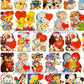 90 Vintage Animal Valentine Cards Adorable Cute Critters Images Printable Collages PDF Instant Digital Download Anthropomorphic Clip Art