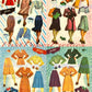 Vintage Paper Dolls Girls In the War Turnabout Doll Book c. 1943 Printable PDF Instant Digital Download WWII Era Girl Power Wartime Ladies