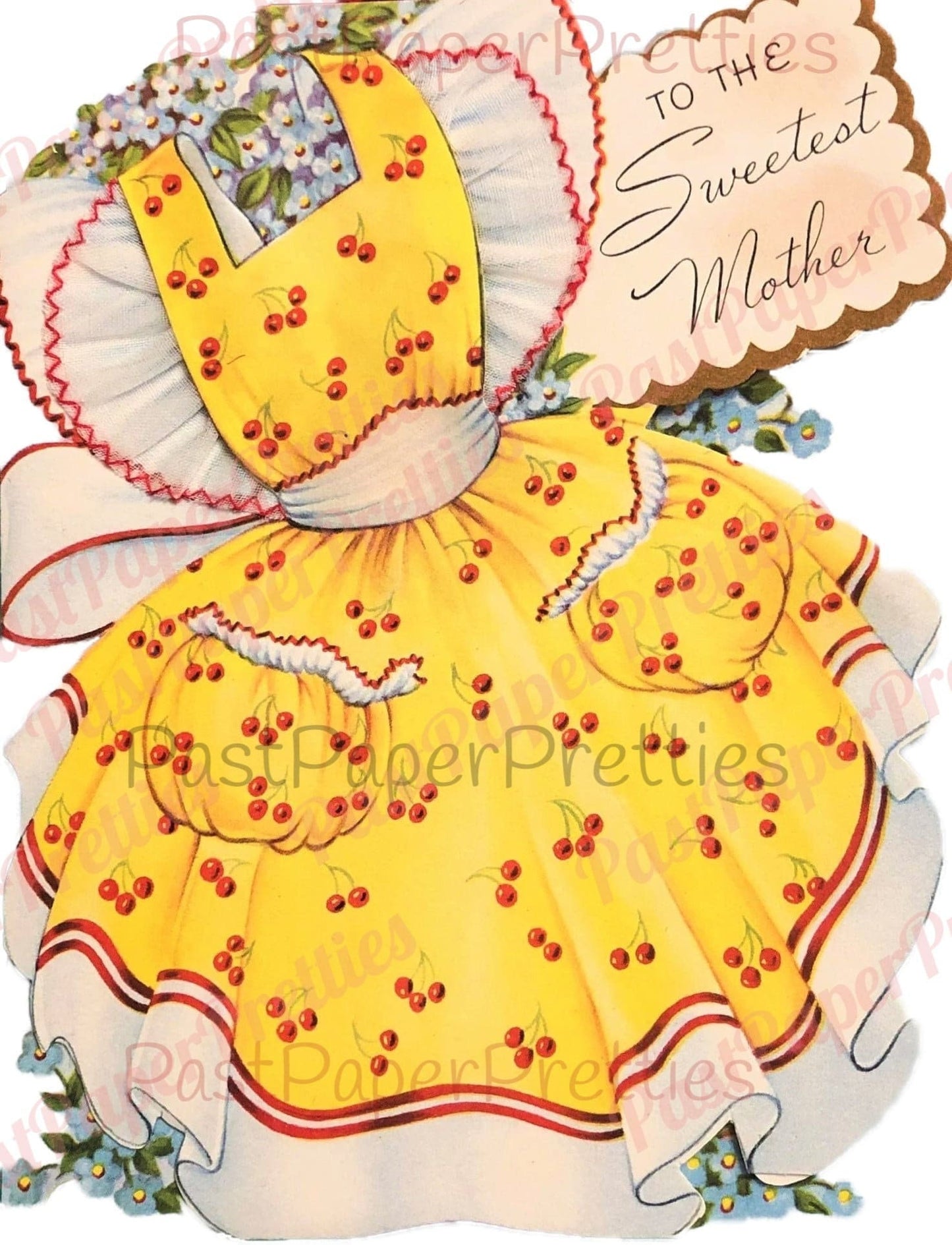 Vintage Printable Happy Mothers Day Apron Collage Sheet Card Images PDF Instant Digital Download ALL Cute Aprons Retro Homemaker Clip Art