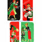 Vintage Printable Holiday Housewives Christmas Card Images Pretty Mid Century Ladies Retro Housewife PDF Instant Digital Download SET ONE