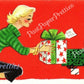 Vintage Printable Holiday Housewives Christmas Card Images Pretty Mid Century Ladies Retro Housewife PDF Instant Digital Download SET ONE