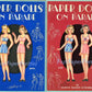 Vintage Paper Dolls On Parade c. 1940s Printable PDF Instant Digital Download 4 Pretty Ladies Cute Forties Fashion Models Clip Art