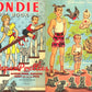 Vintage Paper Dolls Blondie Cut-Out Book c. 1943 Printable PDF Instant Digital Download Dagwood Alexander Cookie Daisy & Pups Clip Art 975