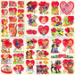 50 Vintage Printable Valentine Cards Retro 1962 Cute Kitsch Girls Boys Animals Collage Sheets PDF Instant Digital Download Nostalgic '60s