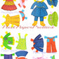 Vintage Paper Dolls Mrs Beasley Doll c. 1971 Printable PDF Instant Digital Download Cute Childhood Toy Doll  Family Affair TV Show Clip Art