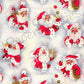 Vintage Printable Christmas Gift Wrap Happy Santa Claus Retro Wrapping Paper Collage Sheet Instant Digital Download Santa Clip Art