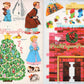 Vintage Printable The Night Before Christmas Cut Out & Assemble Paper Playset Book c. 1958 PDF Instant Digital Download Retro Paper Diorama