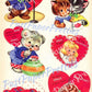 50 Vintage Printable Valentine Cards Retro 1962 Cute Kitsch Girls Boys Animals Collage Sheets PDF Instant Digital Download Nostalgic '60s