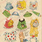 Vintage Paper Dolls Scootles and Kewpie Doll Book c. 1938 Printable PDF Instant Digital Download Cute Cupie Babies Clip Art