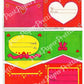 Vintage Printable Retro Envelopes and Kissing Stamps Seals for Valentine Cards PDF Instant Digital Download 9 Envelopes 84 Stamps