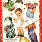 Vintage Printable Valentines Day Cute Cut Out Paper Dolls Book 1957 Lauren Joan Ward Terry PDF Instant Digital Download Girls Boys