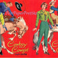 Vintage Paper Dolls Cowboy and Cowgirl c. 1955 Printable PDF Instant Digital Download Cute Western Lady Man Dolls and Outfits Clip Art