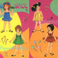 Vintage Paper Dolls Sugar and Spice 1977 Six Cute Little Girls Printable PDF Instant Digital Download Kitsch Kawaii Clip Art