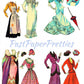 Vintage Paper Dolls My Fair Lady The Musical 1960s Printable PDF Instant Digital Download Pretty Eliza Doolittle Clip Art