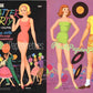 Vintage Paper Dolls Platter Party High School Senior Dance c. 1961 Printable PDF Instant Digital Download 4 Teen Teenage Dolls & Clothes