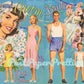 Vintage Paper Dolls Bride and Groom c. 1949 Printable PDF Instant Digital Download 6 Wedding Dolls and Clothes Clip Art