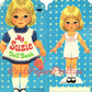 Vintage Paper Dolls My Susie Doll Book c. 1968 Printable PDF Instant Digital Download Cute Blonde Freckled Little Girl Clip Art