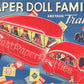 Vintage Paper Doll Family and Their Trailer c. 1938 Printable PDF Instant Digital Download Road Trip Playset Clip Art