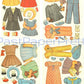 Vintage Paper Dolls 7 Darling Dolls c. 1952 Cute Adorable Children Printable PDF Instant Digital Download Kitsch Toddlers Babies Clip Art