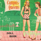 Vintage Paper Dolls Campus Queens c. 1940s Printable PDF Instant Digital Download 4 Pretty College Girls University Student Dolls Clip Art