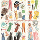 Vintage Paper Dolls Hootenanny c. 1964 Printable PDF Instant Digital Download Retro 70s Musical Variety TV Show Clip Art