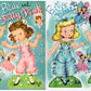 Vintage Paper Dolls Betty Blue and Patty Pink c. 1949 PDF Instant Digital Download Kitschy Cute Kawaii Girls Printable Clip Art