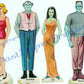 Vintage Paper Dolls The Munsters Printable PDF Instant Digital Download Retro 1966 TV Monster Family Clip Art