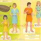 Vintage Paper Dolls Bible Children c. 1960s Printable PDF Instant Digital Download Famous Biblical Children & Outfits Religious Clip Art