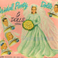 Vintage Paper Dolls Bridal Party c. 1950 Printable PDF Instant Digital Download 5 Doll Wedding Party Bride Groom Clothing Clip Art