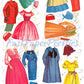 Vintage Movie Star Paper Dolls Carol Lynley 1960 Printable PDF Instant Digital Download Hollywood Star Starlet Actress Clip Art