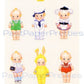 Vintage Printable Baby Kewpie Doll Stickers Gift Seals Tags Cut Outs Collage Instant Digital Download Cutie Cupies Images Clip Art