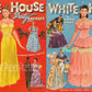 Vintage Paper Dolls White House Party Dresses c. 1961 Printable PDF Instant Digital Download Famous Presidential Wives Clip Art