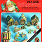 Vintage Printable Santas Helper Gingerbread Village Houses Playset Book c. 1977 PDF Instant Digital Download Retro Christmas Paper Craft